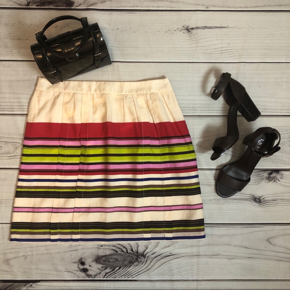 Ann Taylor Loft striped skirt